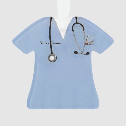 Nurse Scrubs Ornament