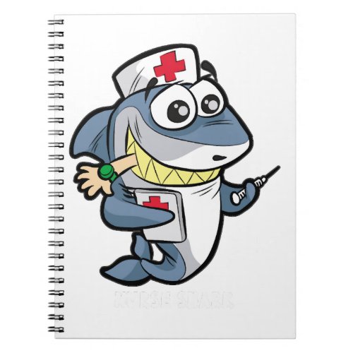 NURSE SHARK Doctor Medicine Hospital syringe gift Notebook
