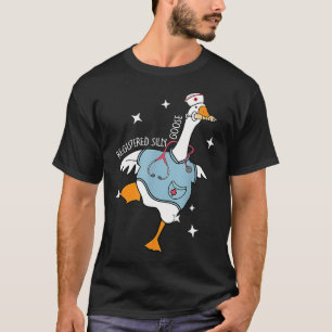 Nurse Silly Goose Pediatric Nurse Appreciation Bla T-Shirt