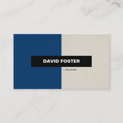 Nurse - Simple Elegant Stylish Business Cards