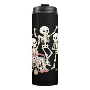 Nurse Skeleton Funny Halloween Healthcare Essentia Thermal Tumbler