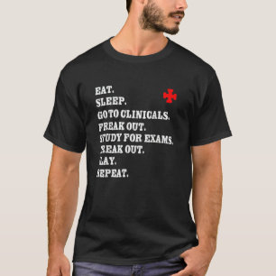 Nurse Slay Rn Lpn Clinicals Nursing School T-Shirt