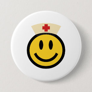 Nurse Smile Pinback Button
