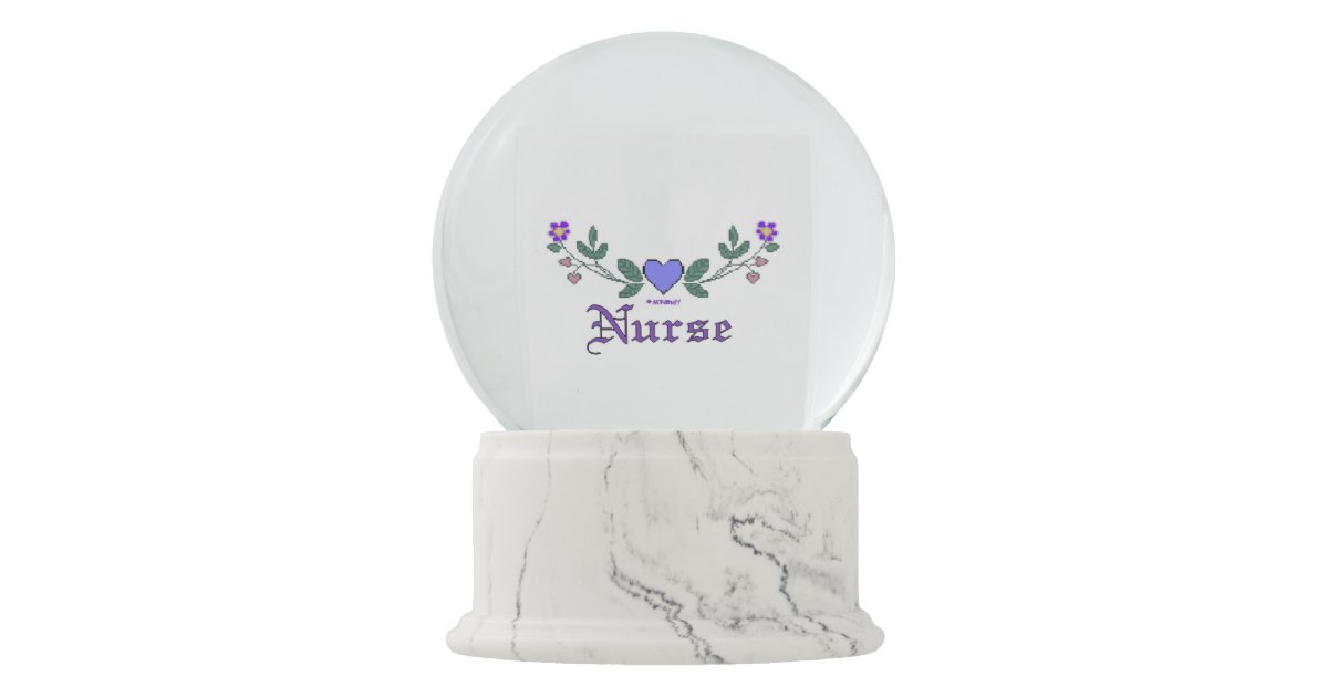 Nurse Snow Globe CSP Zazzle