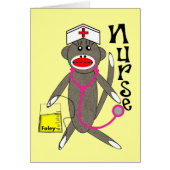 Nurse Sock Monkey Gifts (Front)