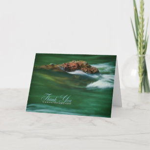 Nurse Solid as a Rock River Photo Letterpress Thank You Card