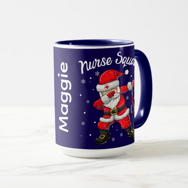 Nurse Squad Christmas  Mug (Front Right)