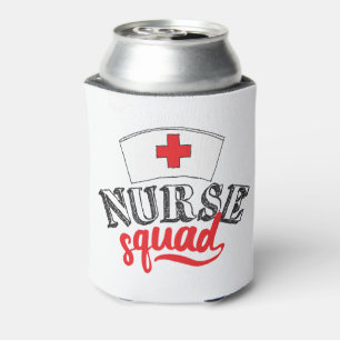 Nurse Squad Nurse Friends Nurse Best Friends Nurse Can Cooler