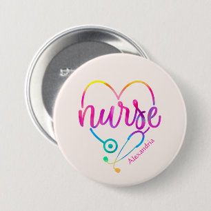 Nurse Stethoscope Button