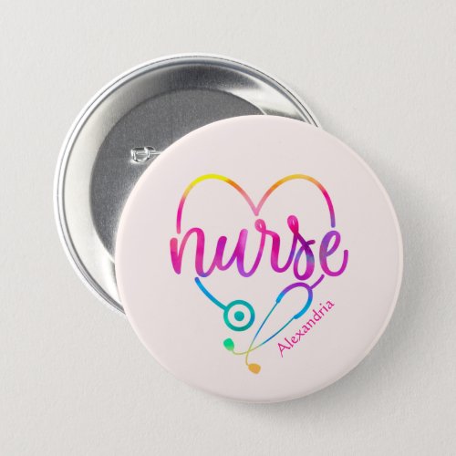 Nurse Stethoscope Button