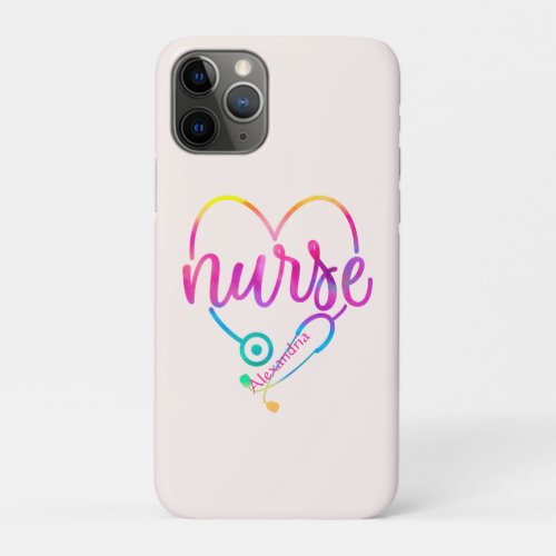 Nurse Stethoscope iPhone 11 Pro Case
