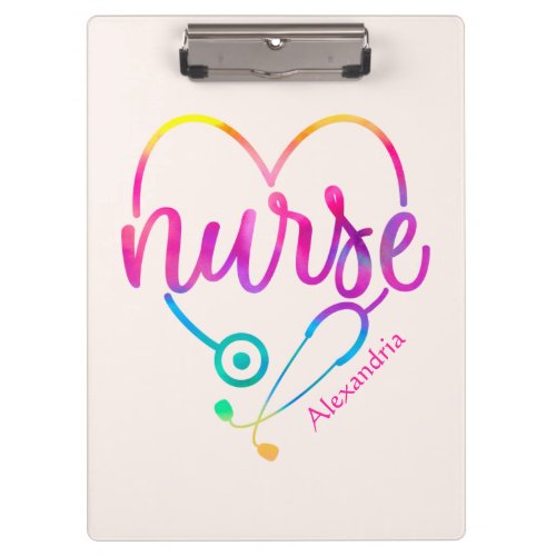 Nurse Stethoscope Clipboard