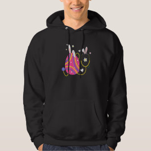 Nurse Stethoscope Easter Day Rabbit Ears Cute Bunn Hoodie