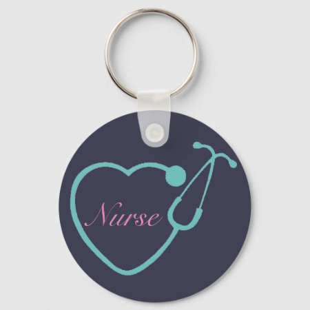 Nurse Stethoscope Key Chain