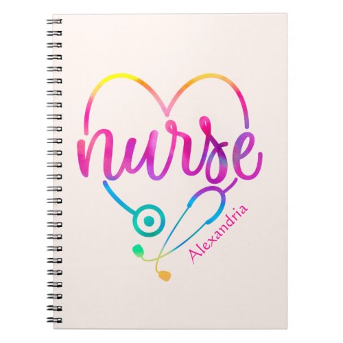 Nurse Stethoscope Notebook