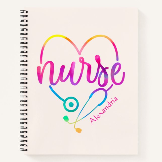 Nurse Stethoscope Notebook (Front)