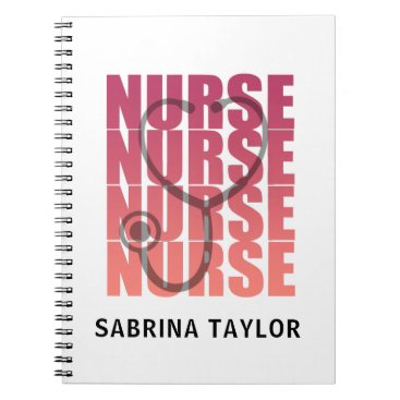 Nurse Stethoscope RN  Notebook