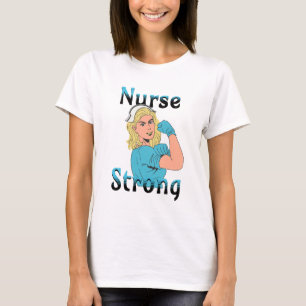 Nurse Strong   Vintage Retro Vibes T-Shirt