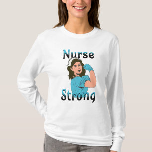 Nurse Strong   Vintage Retro Vibes T-Shirt