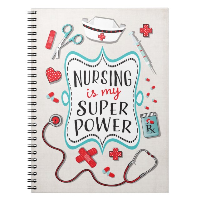 Nurse Super Power Notebook (Front)