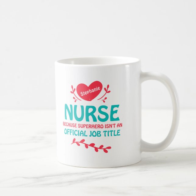 Nurse Superhero Mug (Right)