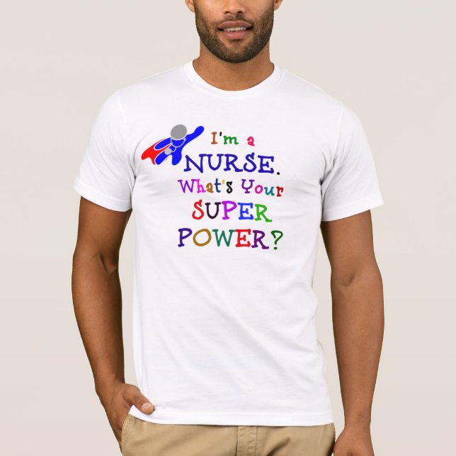 Nurse Superhero T-Shirt (Front)