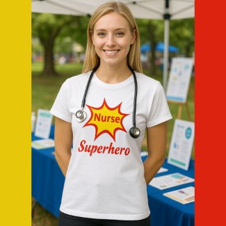 Nurse Superhero Yellow and Red