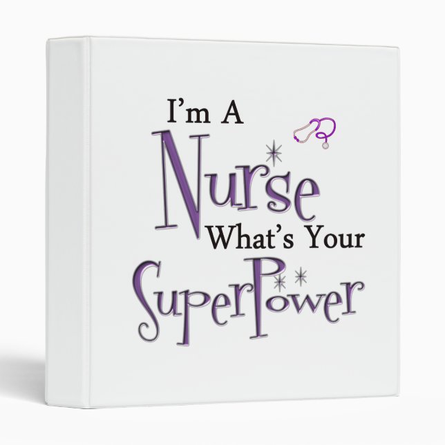 Nurse Superpower Binder (Front/Spine)