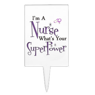 Nurse Superpower Cake Topper