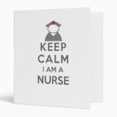Nurse Symbol Keep Calm I am a Nurse Binder (Front/Inside)