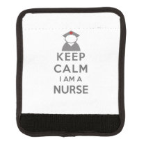Nurse Symbol Keep Calm I am a Nurse Luggage Handle Wrap