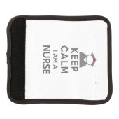 Nurse Symbol Keep Calm I am a Nurse Luggage Handle Wrap (Front)