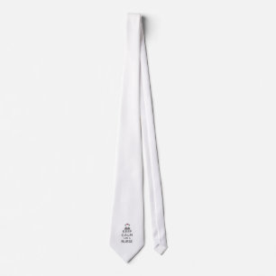 Nurse Symbol Keep Calm I am a Nurse Neck Tie