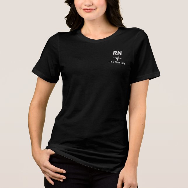 Nurse T-Shirt Tri-Blend Shirt (Front)