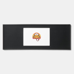 Nurse Taco Retro Vintage Engraving Design_1 Bar Mat