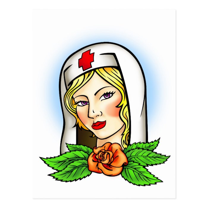 Nurse Tattoo Post Cards