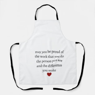 Nurse teacher mother appreciation pround Thank Apron