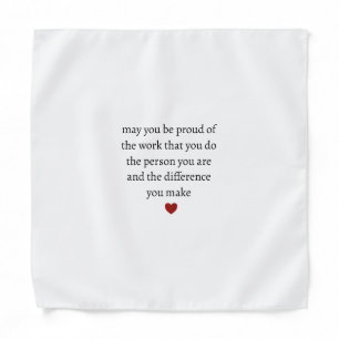 Nurse teacher mother appreciation  pround Thank   Bandana