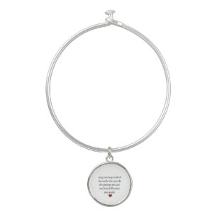 Nurse teacher mother appreciation pround Thank Bangle Bracelet