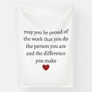 Nurse teacher mother appreciation pround Thank Banner