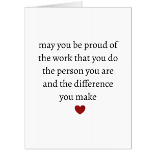Nurse teacher mother appreciation pround Thank Card