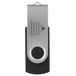 Nurse teacher mother appreciation pround Thank Flash Drive
