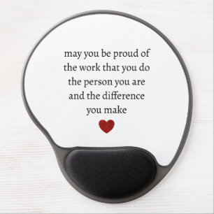 Nurse teacher mother appreciation pround Thank Gel Mouse Pad