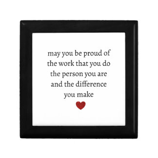 Nurse teacher mother appreciation pround Thank Gift Box