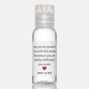 Nurse teacher mother appreciation pround Thank Hand Sanitizer