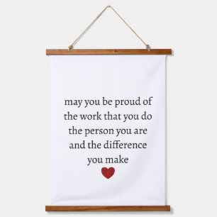 Nurse teacher mother appreciation pround Thank Hanging Tapestry