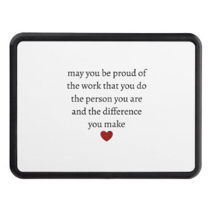 Nurse teacher mother appreciation pround Thank Hitch Cover