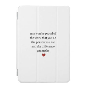 Nurse teacher mother appreciation  pround Thank   iPad Mini Cover