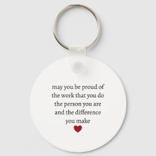 Nurse teacher mother appreciation  pround Thank   Keychain