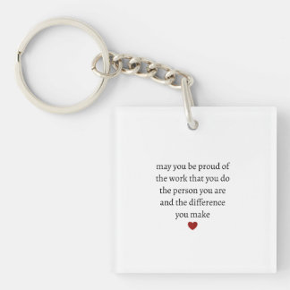 Nurse teacher mother appreciation  pround Thank   Keychain